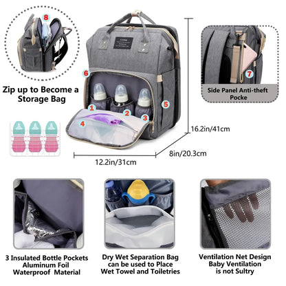 MilaBag™ - Torba ze składanym łóżkiem