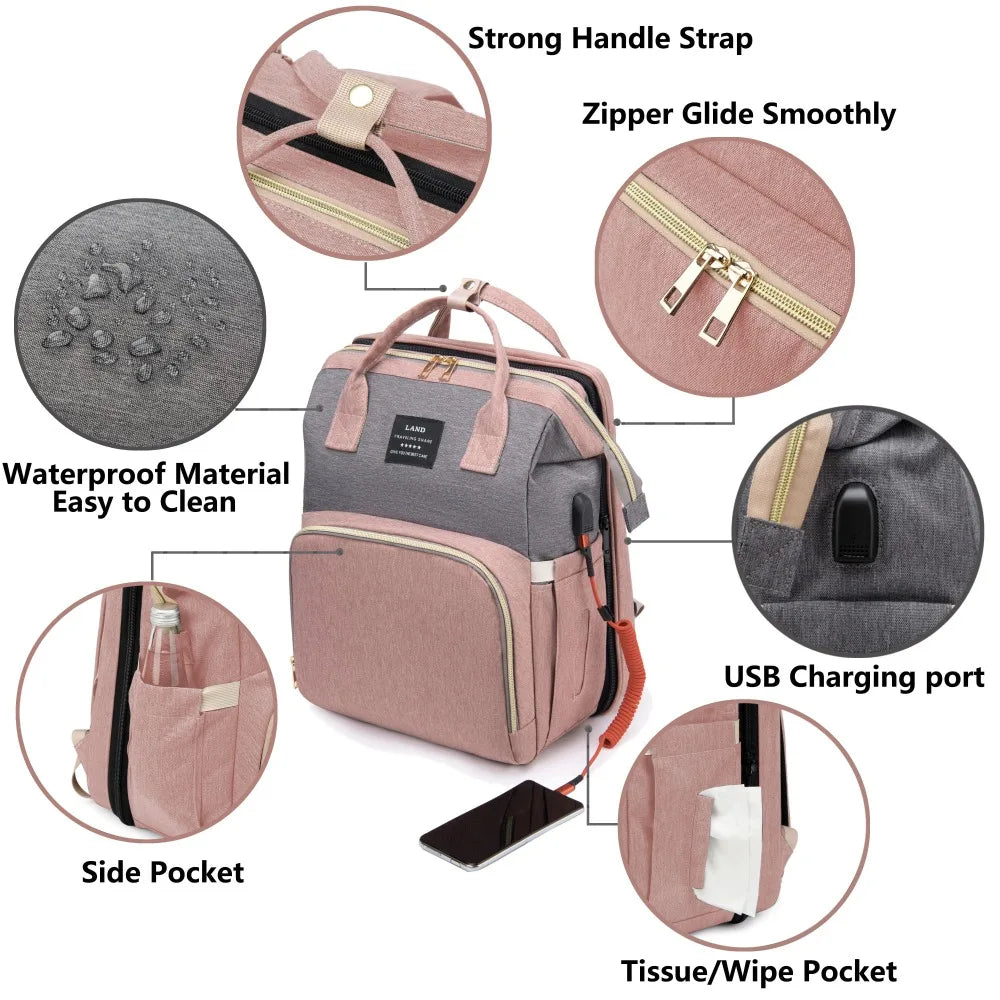 MilaBag™ - Torba ze składanym łóżkiem